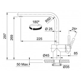 Franke Atlas Neo Sensor (черный матовый)